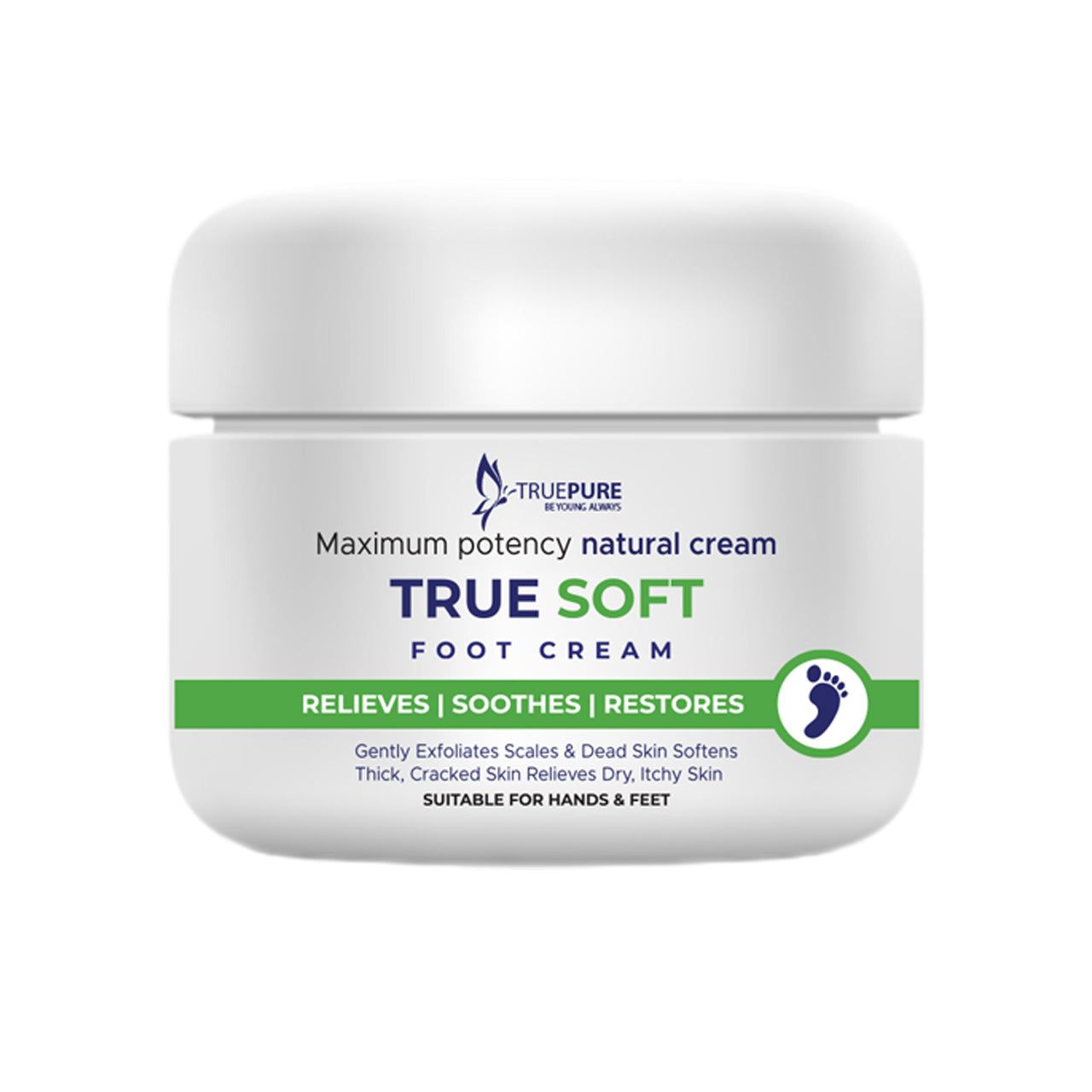 True Soft Foot Cream Urea Cream Split Foot Urea Cream for Cracked Feet Keeps The Skin Moisturizing Can of Skin Damage